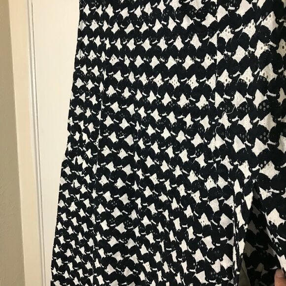 Theory Black navy White Square Tank Sundress - Picture 4 of 9